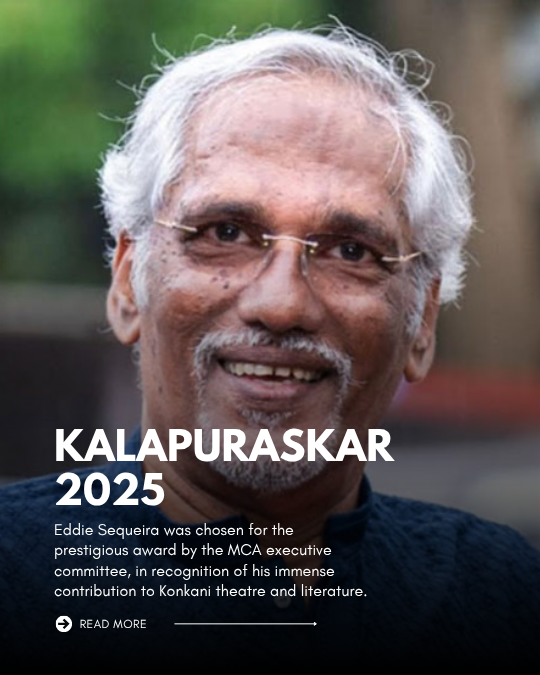 Konkani playwright, actor-director Eddie Sequeira chosen for MCA Kala Puraskar-2025